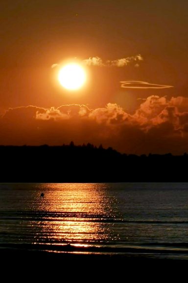 Sonnenuntergang am Strand